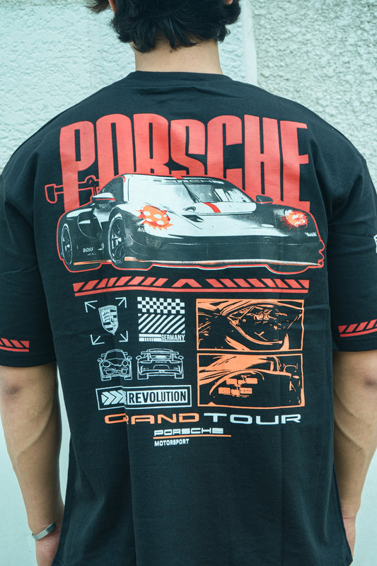 Porsche Motorsport Racing Graphic Oversized T-Shirt
